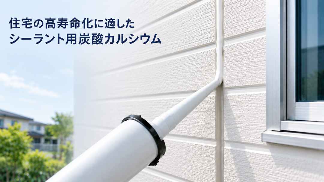 住宅の高寿命化に適したシーラント用炭酸カルシウムとは？