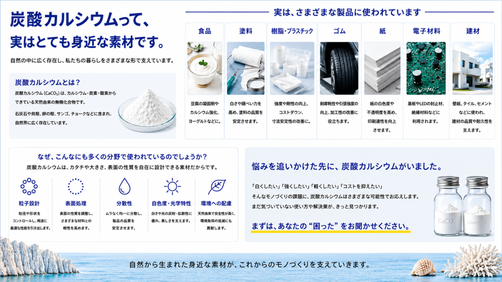 炭酸カルシウムとは