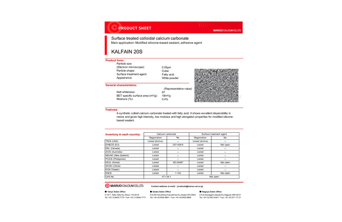 KALFAIN200 PRODUCT SHEET