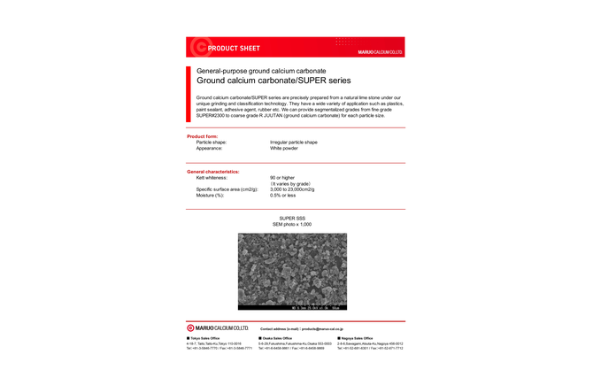 SUPER #1500 PRODUCT SHEET